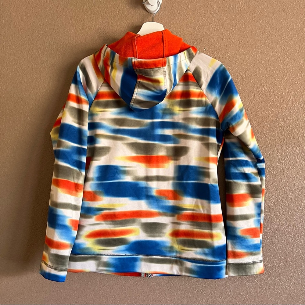 Burton WB Peak Dry-Ride Multicolor Zip-Up Hoodie Size Large - Picture 6 of 9